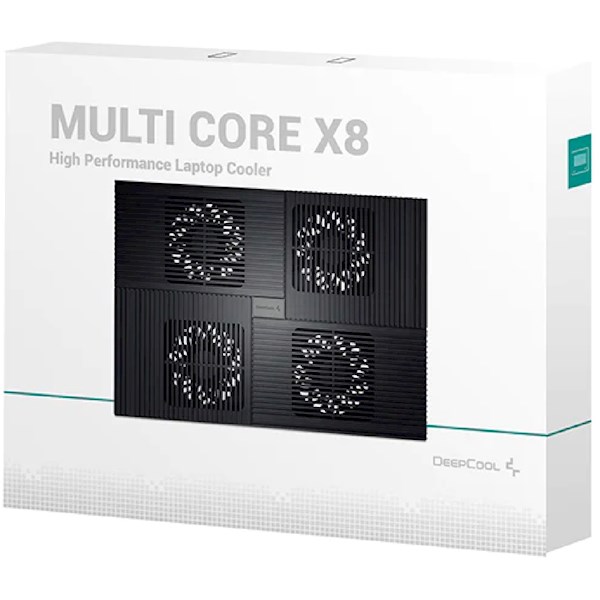 ნოუთბუქის გამაგრილებელი Deepcool MULTI CORE X8, Laptop Cooling Stand